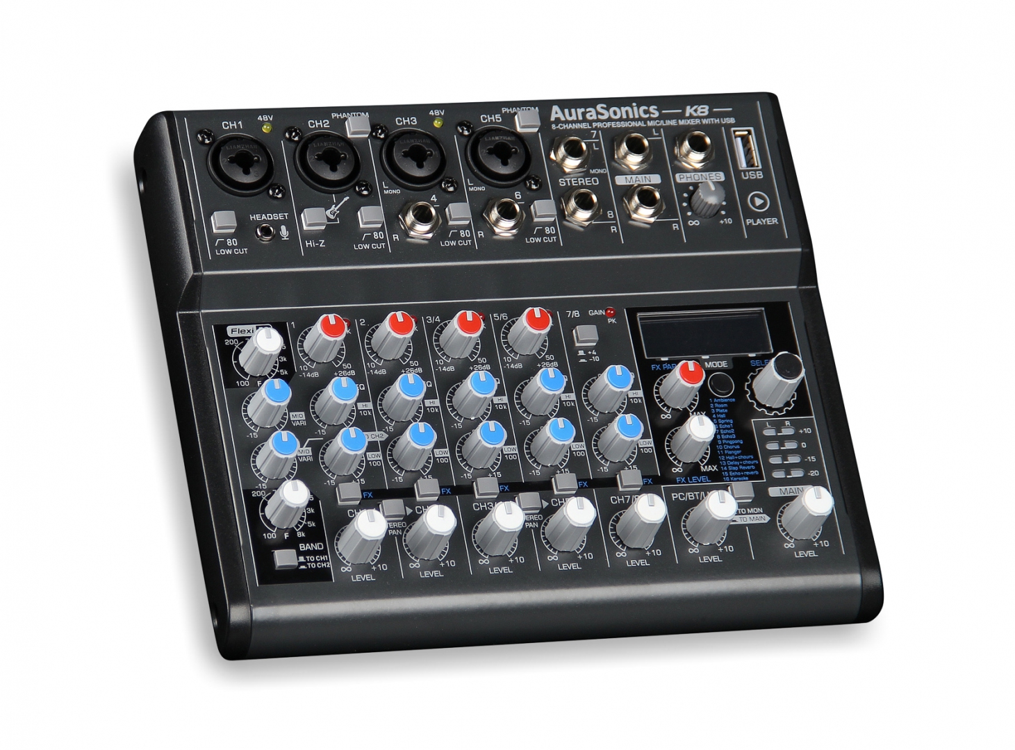 AuraSonics K8 компактный микшерный пульт в Анадыре