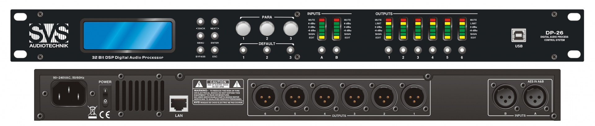 SVS Audiotechnik DP-26 Цифровой процессор: 2 входа 6 выходов в Анадыре