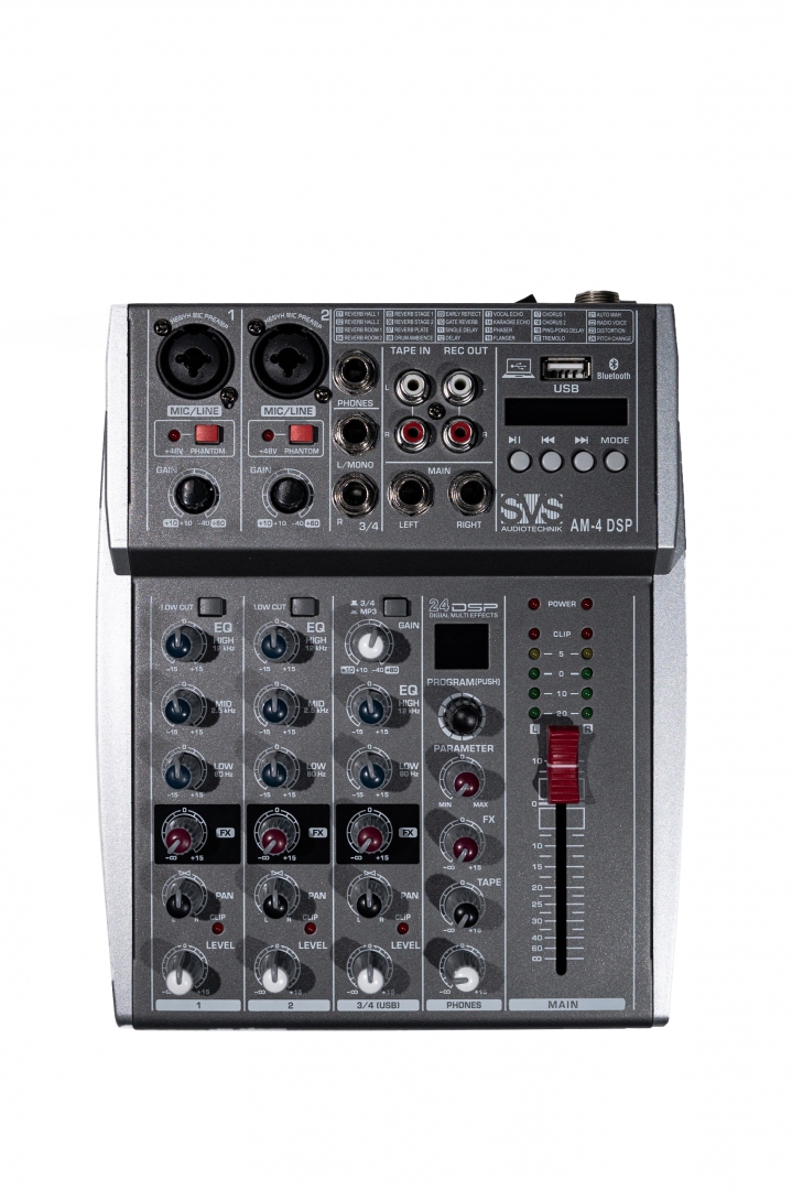 SVS Audiotechnik mixers AM-4 DSP Аналоговый микшерный пульт, 4-канала в Анадыре